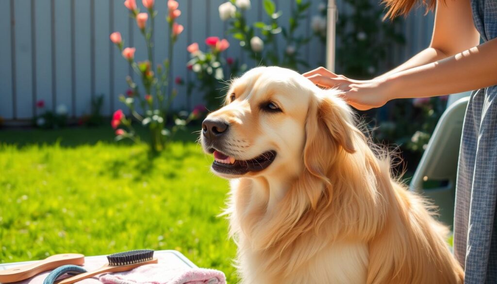 Golden Retriever grooming